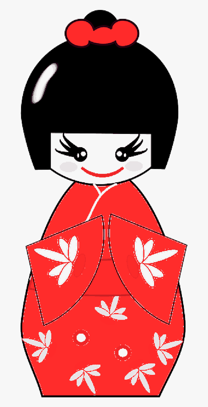 Kimono, Puppet, Asian, Japanese, Chinese, Woman, Girl - Japan Clip Art, HD Png Download, Free Download