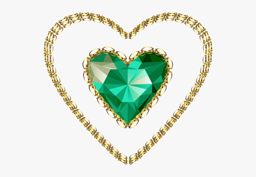 Emerald Heart Clipart, HD Png Download, Free Download