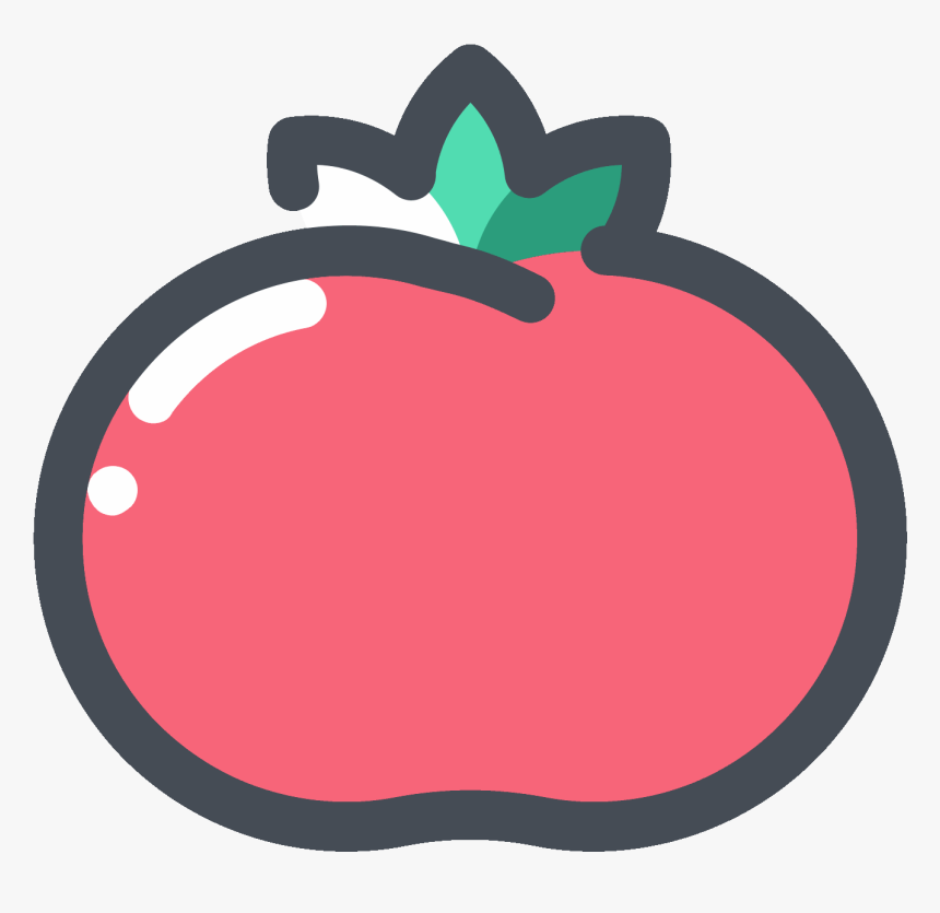 Red Tomato Icon - Tomato Icon Png, Transparent Png, Free Download