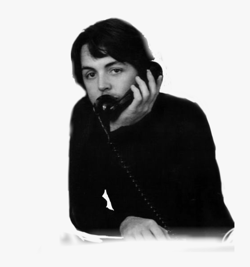 #paulmccartney #thebeatles #beatles #paul #mccartney - Paul Mccartney On The Phone, HD Png Download, Free Download