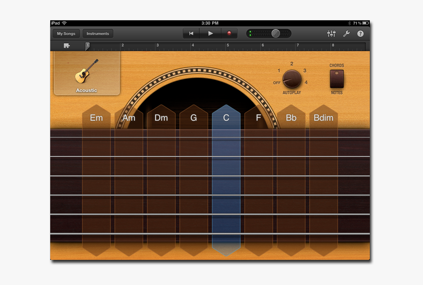 Garageband - Garageband Ipad Guitar Chords, HD Png Download, Free Download