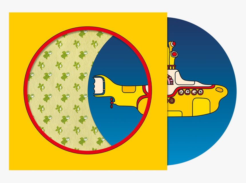 The Beatles 50 Years Ago Today - Beatles Yellow Submarine 7 Inch Picture Disc, HD Png Download, Free Download