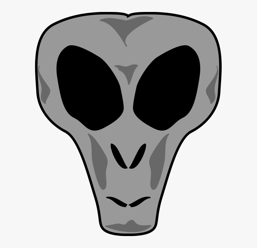 Head,skull,face - Alien Skull Face Transparent, HD Png Download, Free Download