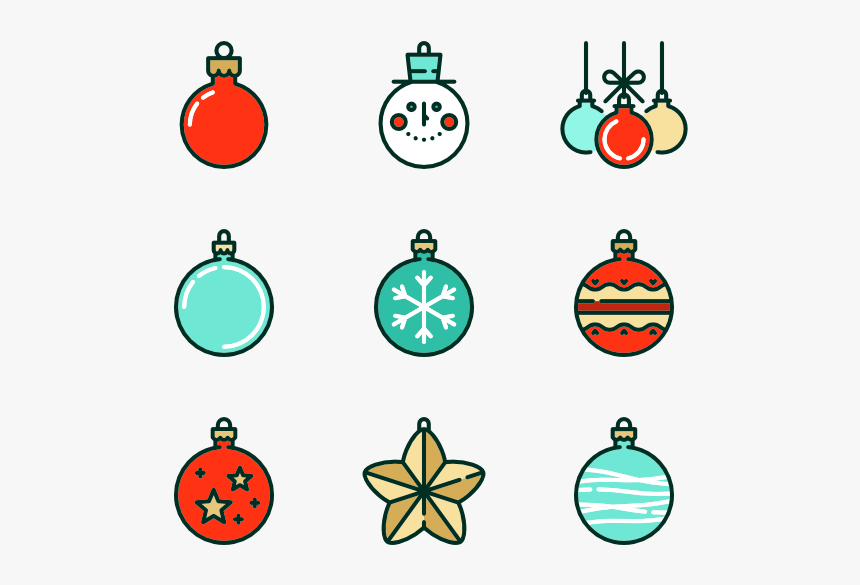 Christmas Baubles Png, Transparent Png, Free Download