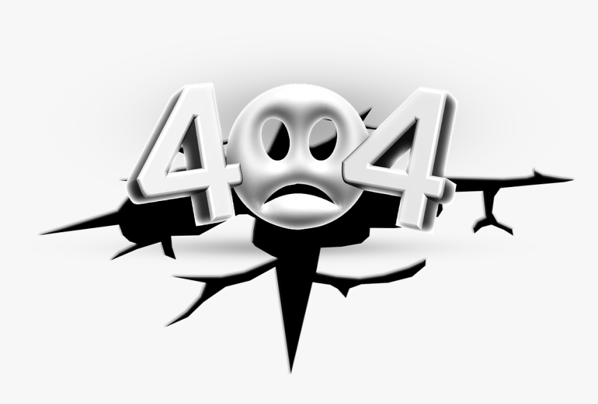 How To Fix A 404 Error - 404 Error Png, Transparent Png, Free Download