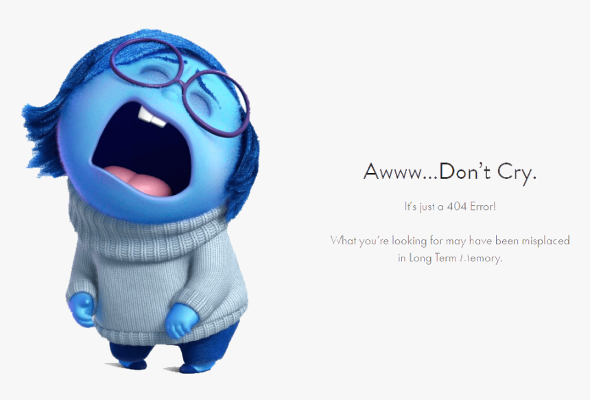 Sadness Inside Out Characters, HD Png Download, Free Download