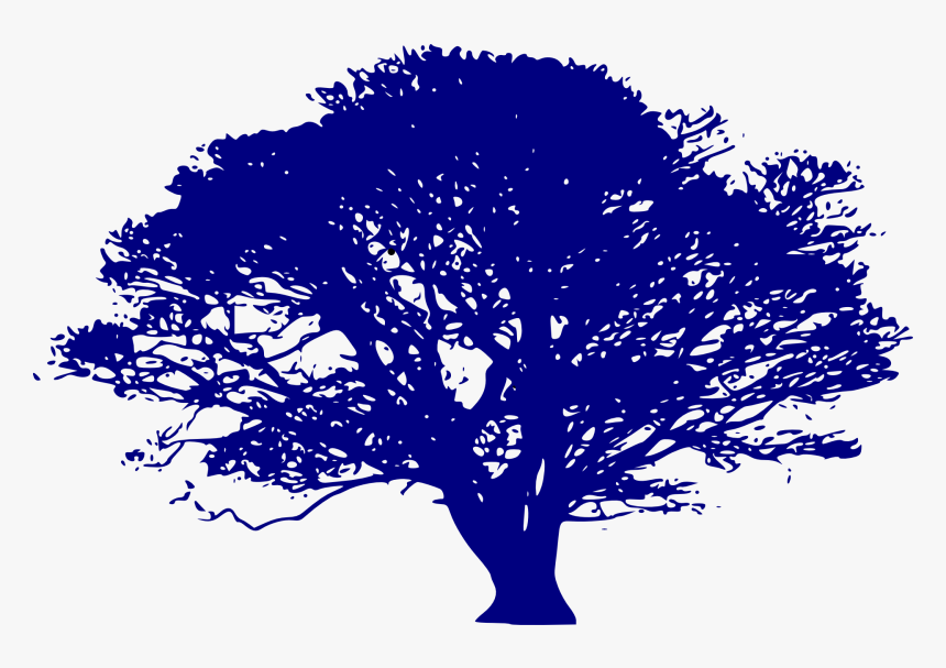 Tree Silhouette Clip Art - Green Tree Silhouette Png, Transparent Png, Free Download