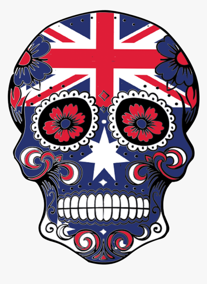 From The Land Down Under Comes Our Sugar Skull And - Australian Air Force Flag, HD Png Download, Free Download