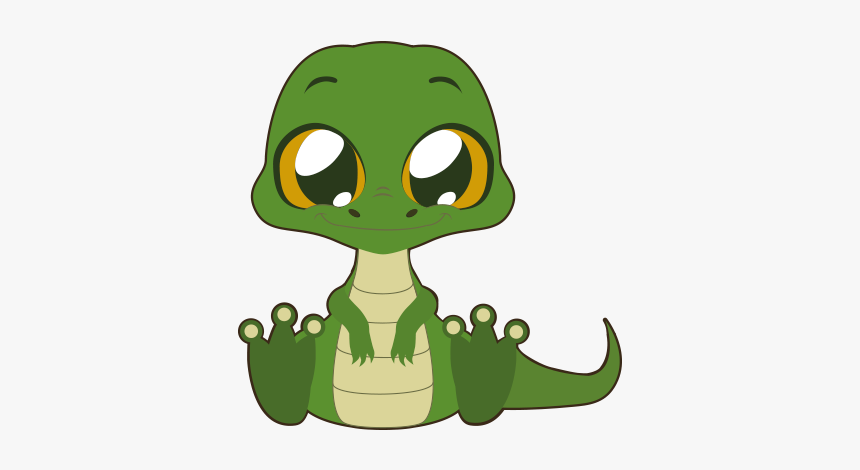 Cute Crocodile Art, HD Png Download, Free Download