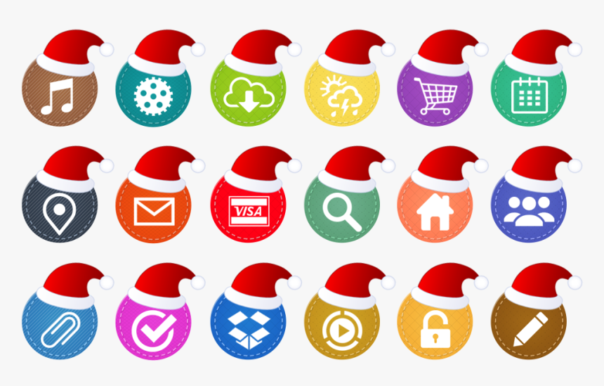 Christmas Icons, HD Png Download, Free Download