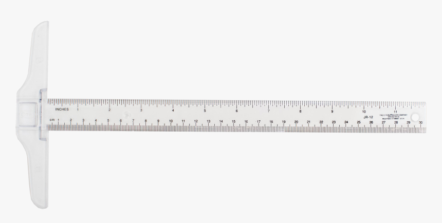 T Square Westcott Scissors And Rulers Drawing C Thru - Marking Tools, HD Png Download, Free Download