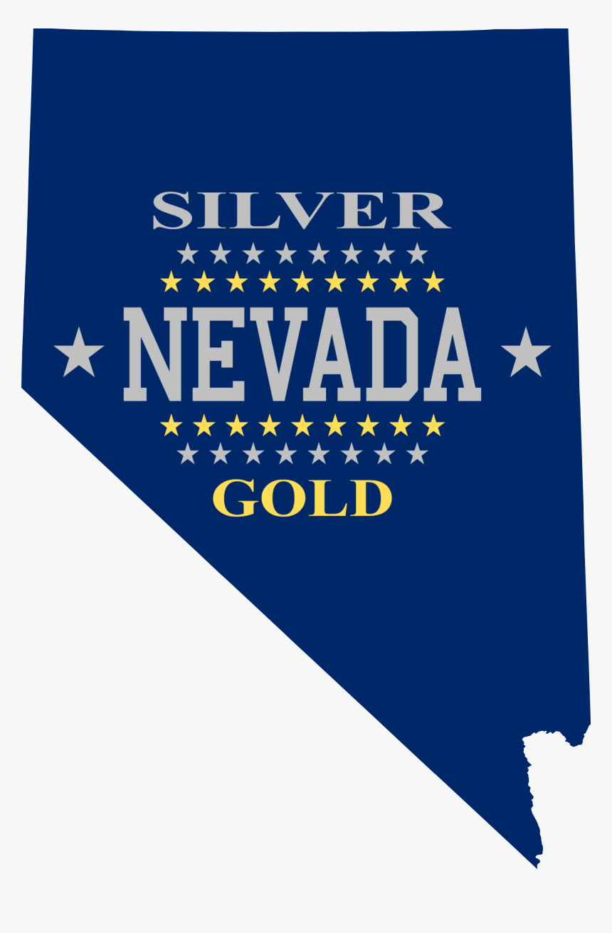 Flag Map Of Nevada - Nevada Flag Map, HD Png Download, Free Download