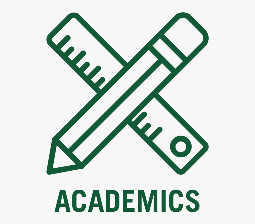 Academics With Ruler And Pencil Icon - Drawing Of Construction Tools, HD Png Download, Free Download