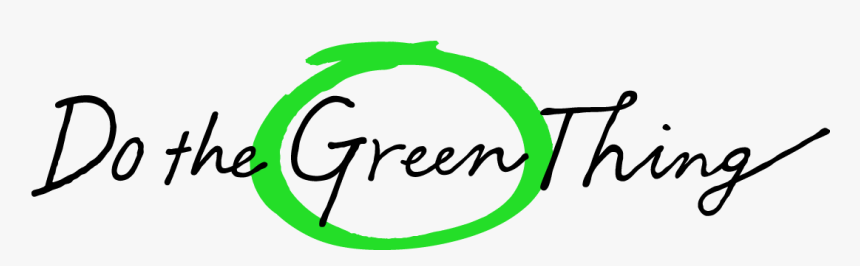 Do The Green Thing Logo, HD Png Download, Free Download