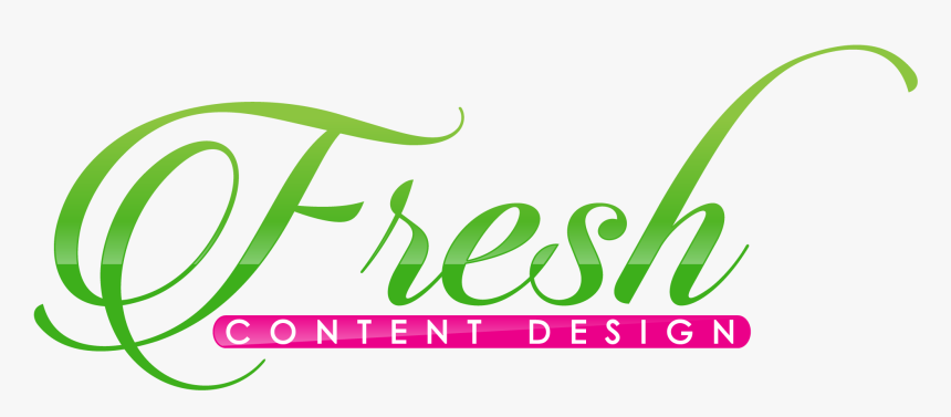 Fresh Content Design Logo - Calligraphy, HD Png Download, Free Download