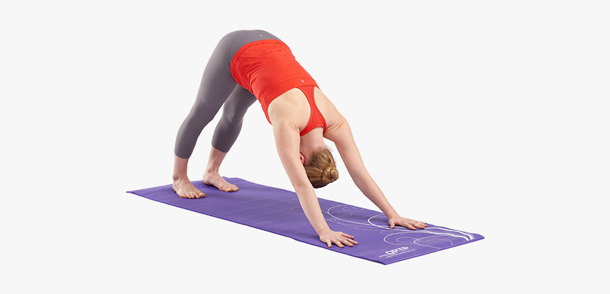 496 Yoga Mat In Use - Yoga On Mat Png, Transparent Png, Free Download