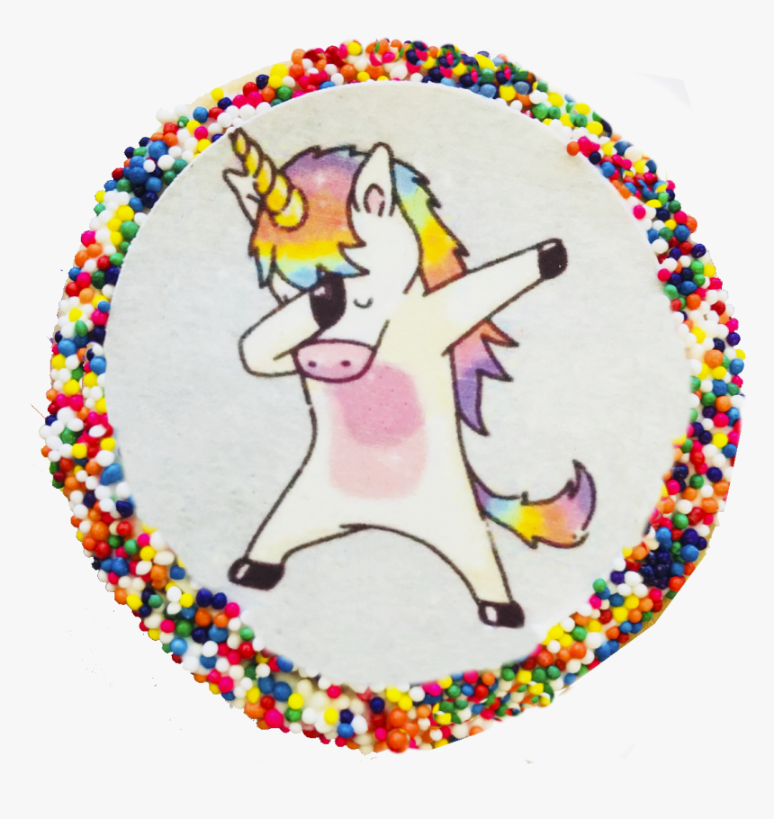 Cartoon Cookie Png - Unicorn Cookie Dabbing, Transparent Png, Free Download