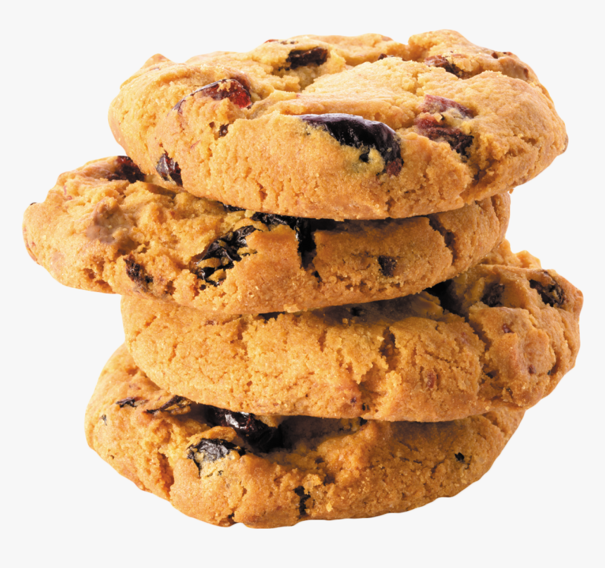 Chocolate Chip Cookie , Png Download - Cookies On Plates Png, Transparent Png, Free Download