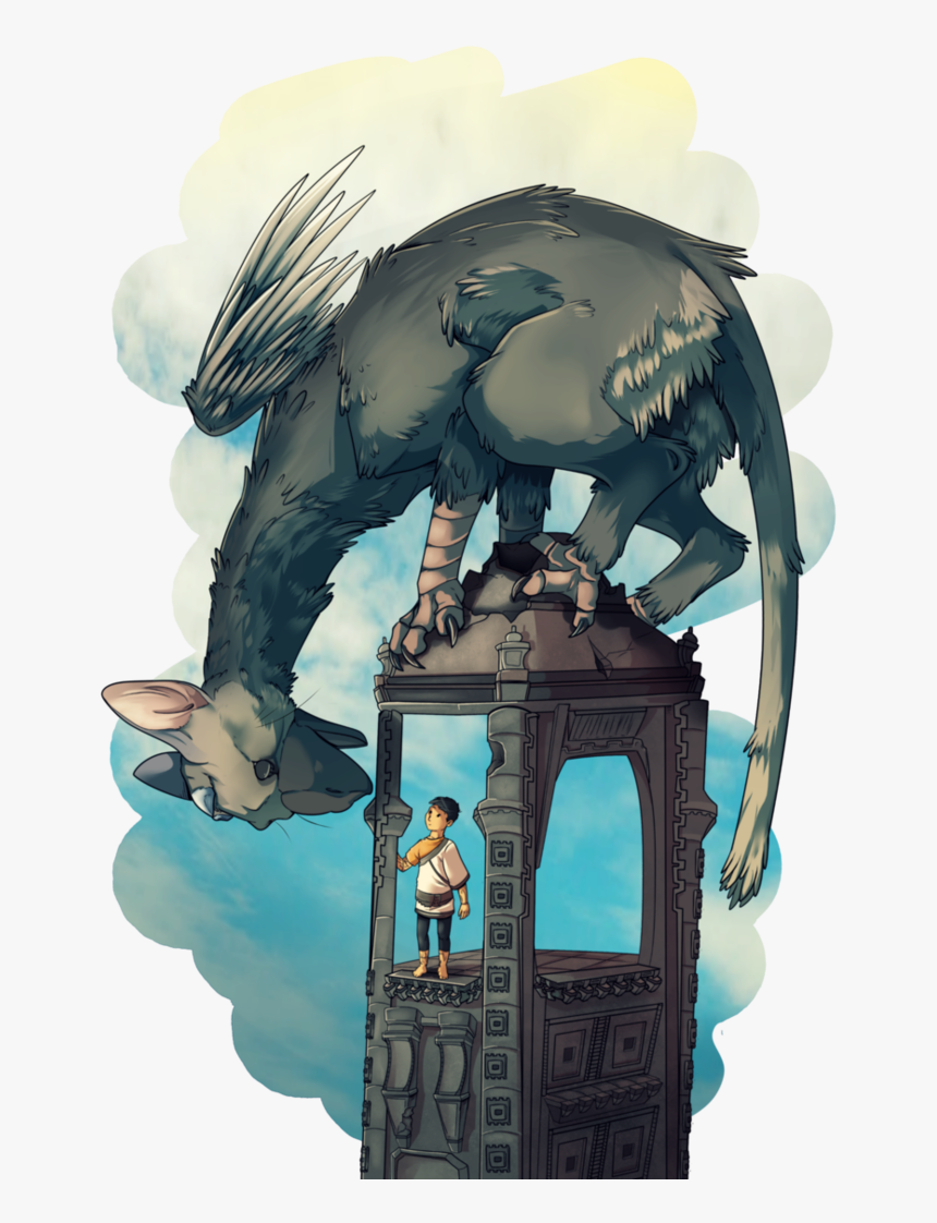 Trico And The Boy - Illustration, HD Png Download, Free Download