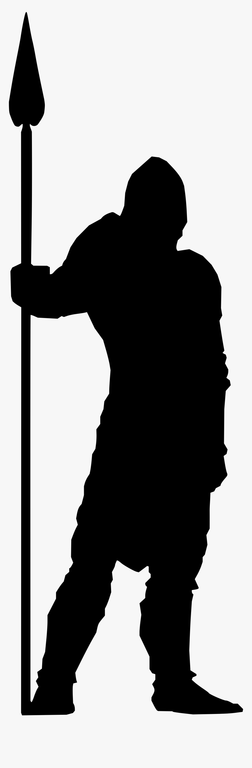 Army Man Silhouette At - Medieval Army Silhouette Png, Transparent Png, Free Download