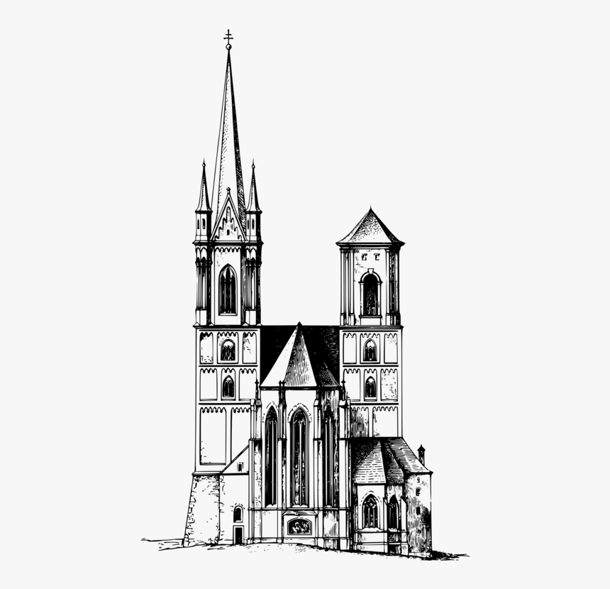 Architecture - Middle Ages Churches Png, Transparent Png, Free Download