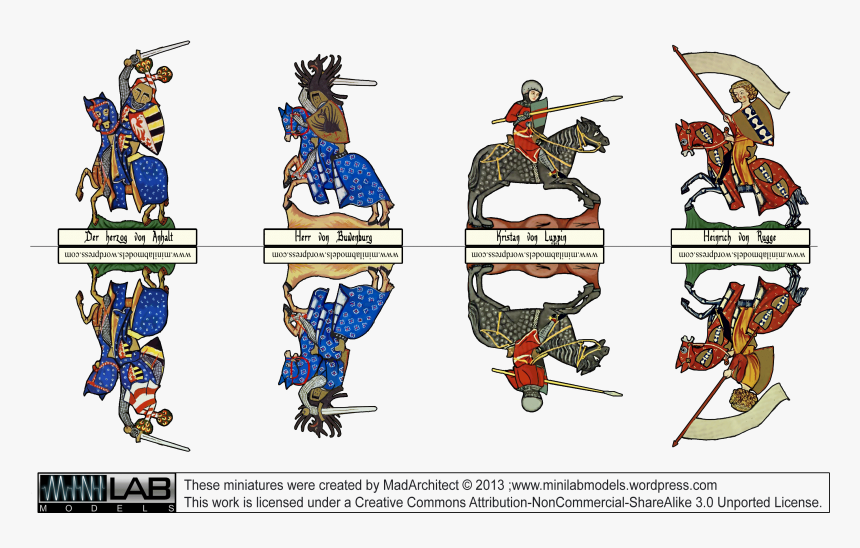 Transparent Medieval Army Png - Ritter Codex Manesse, Png Download, Free Download