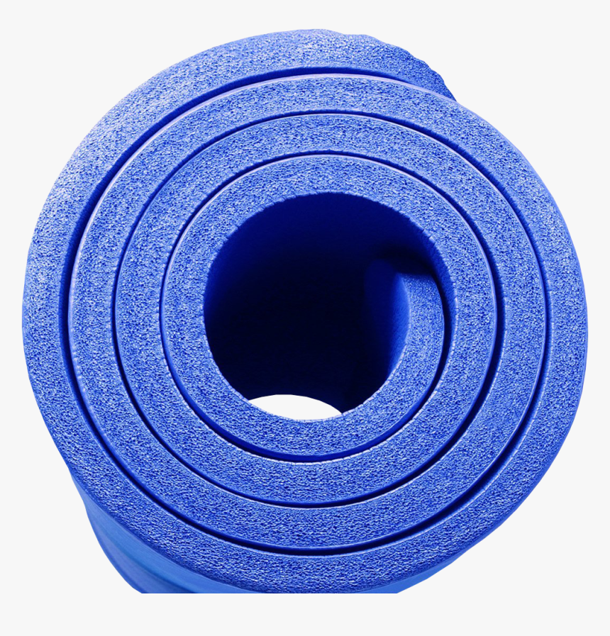 Extra Thick Exercise Yoga Mat With Carry Strap - Circle, HD Png Download, Free Download