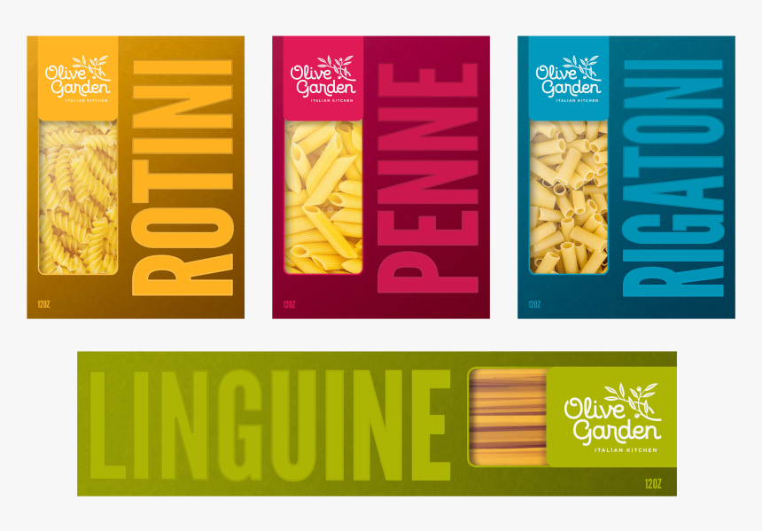 Olive Garden Pasta Packaging, HD Png Download, Free Download