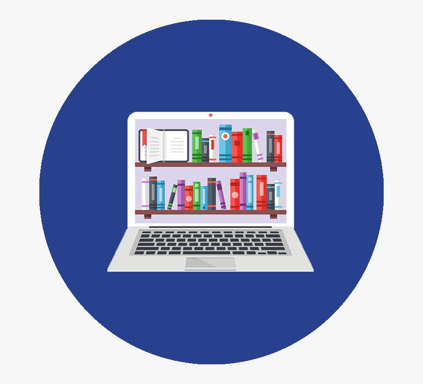 Resource Library Icon - Open Access In The Library Computer, HD Png Download, Free Download