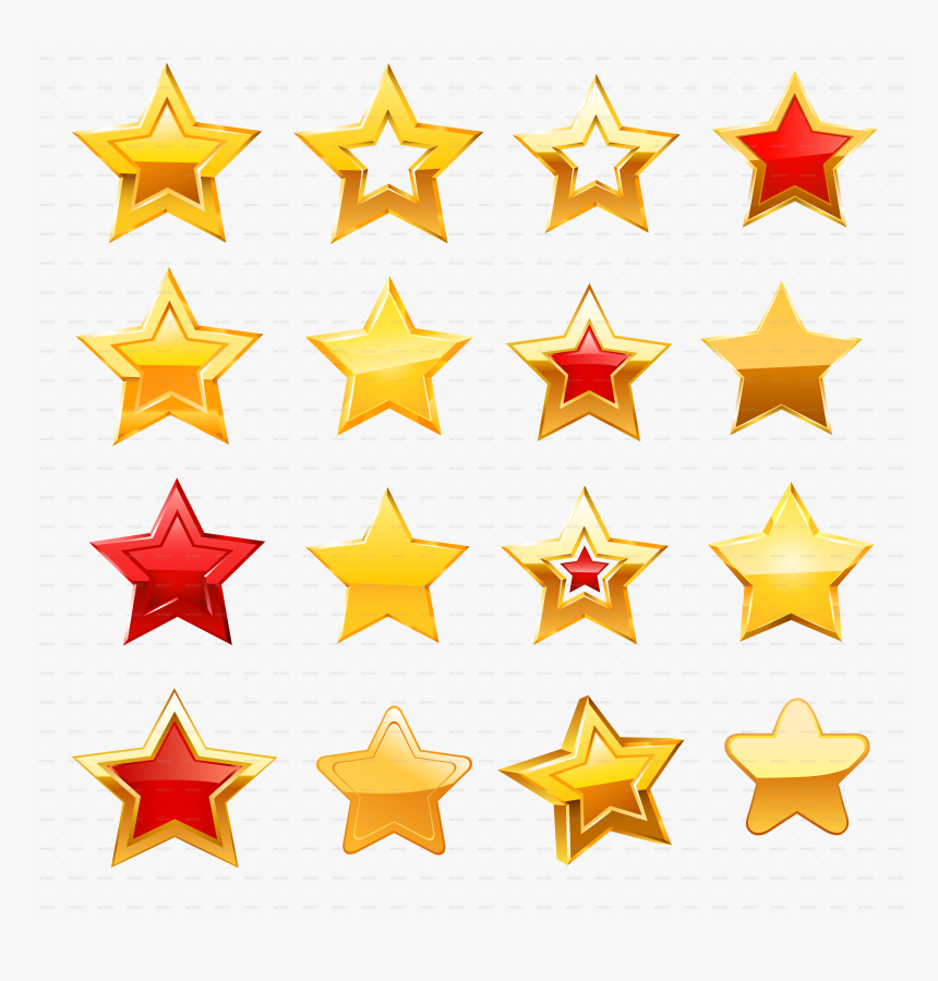Stars Set/stars Set Stars Set/stars Set - Star Icon Vector Free, HD Png Download, Free Download