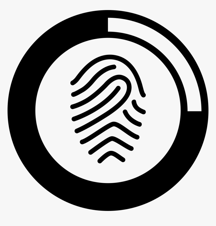 Fingerprint Scan Loading - Simple Fingerprint, HD Png Download, Free Download