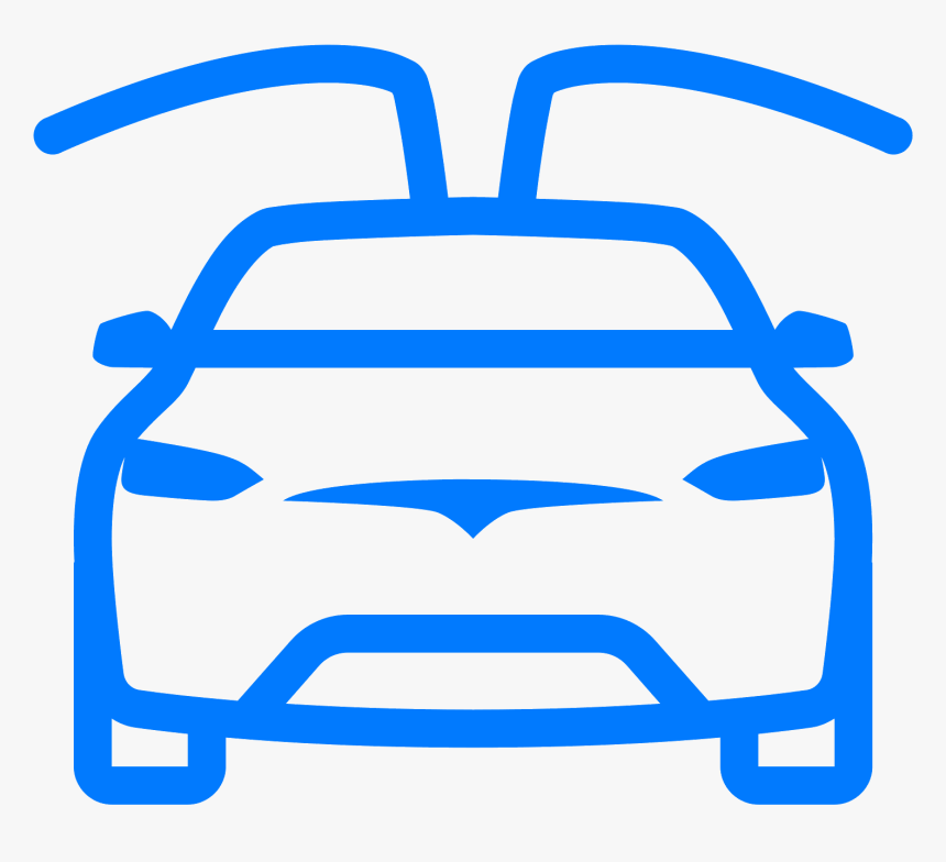 Transparent Cool Car Png - Tesla Model X Icon Free, Png Download, Free Download