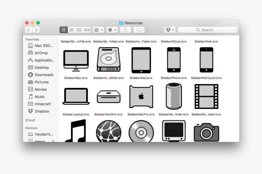 Icons , Png Download - Mac Sidebar Icon Change, Transparent Png, Free Download