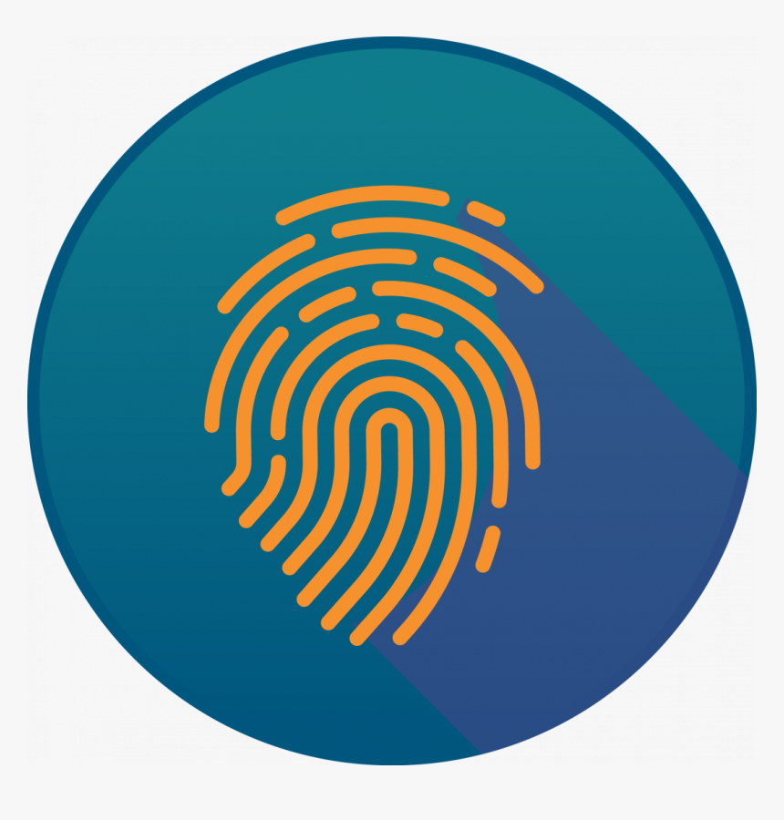 Biometric Fingerprint - Fingerprint Press And Hold Png, Transparent Png, Free Download