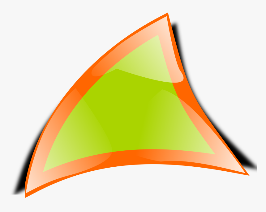 Triangle Big Image Png - Curved Triangle Shape Vector, Transparent Png, Free Download