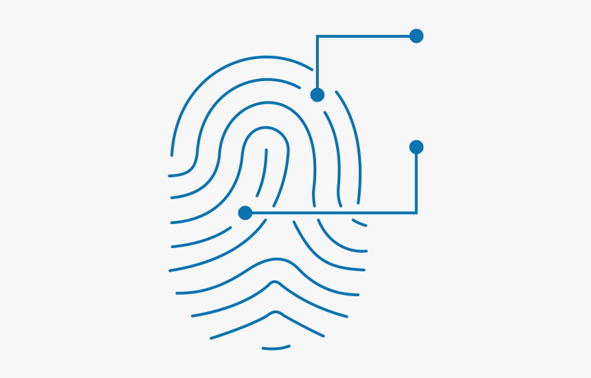 Fingerprint Technology Logo - Finger Print Technology Logo, HD Png Download, Free Download