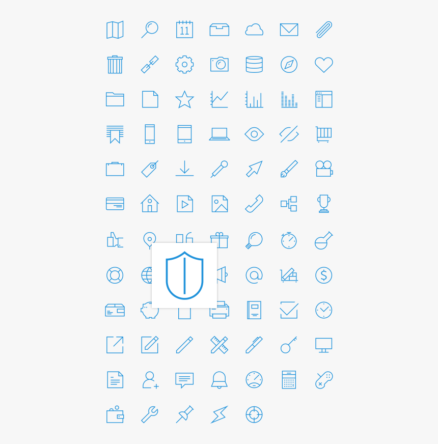 Free Ui Design Icon Kit - Church Minimalist Icons, HD Png Download, Free Download