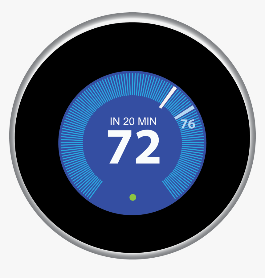 Nest Thermostat Heating, HD Png Download, Free Download