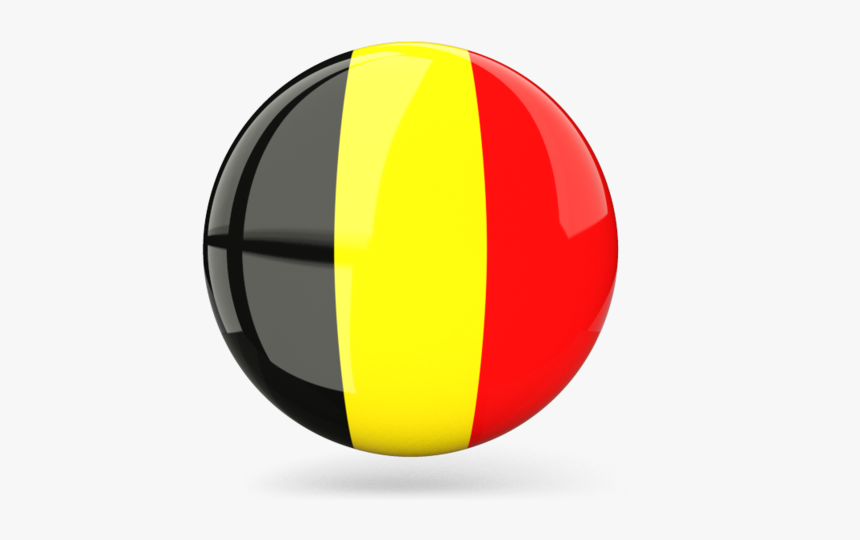 Png Belgium Flag Transparent - Belgium Round Flag Png, Png Download, Free Download