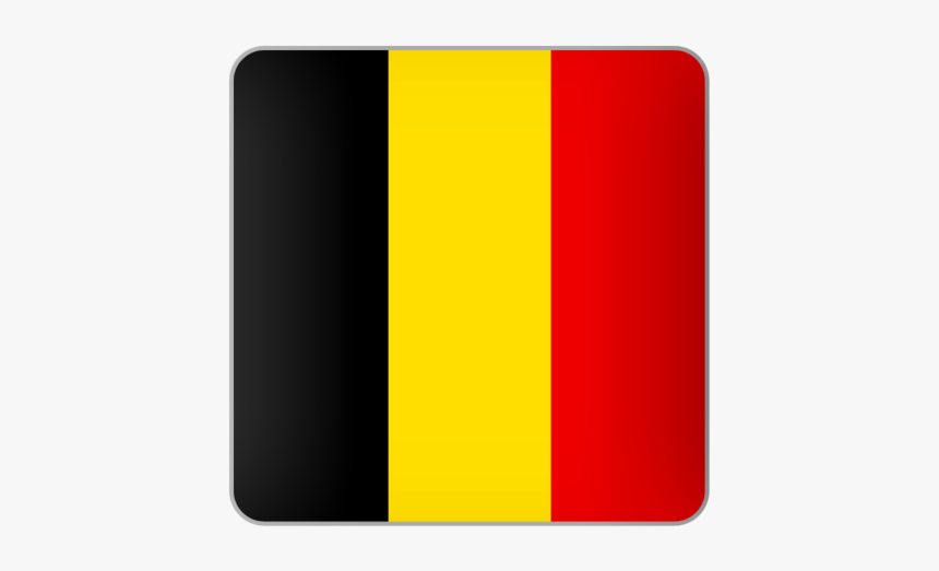 Belgium Flag Free Icon - Belgium Square Flag Png, Transparent Png, Free Download