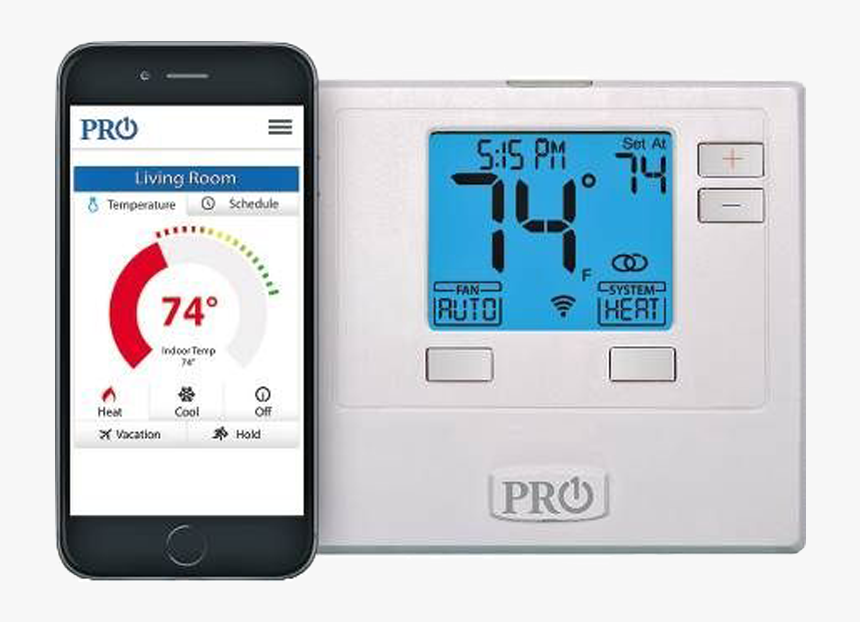 Pro 1 Thermostat Reset, HD Png Download kindpng