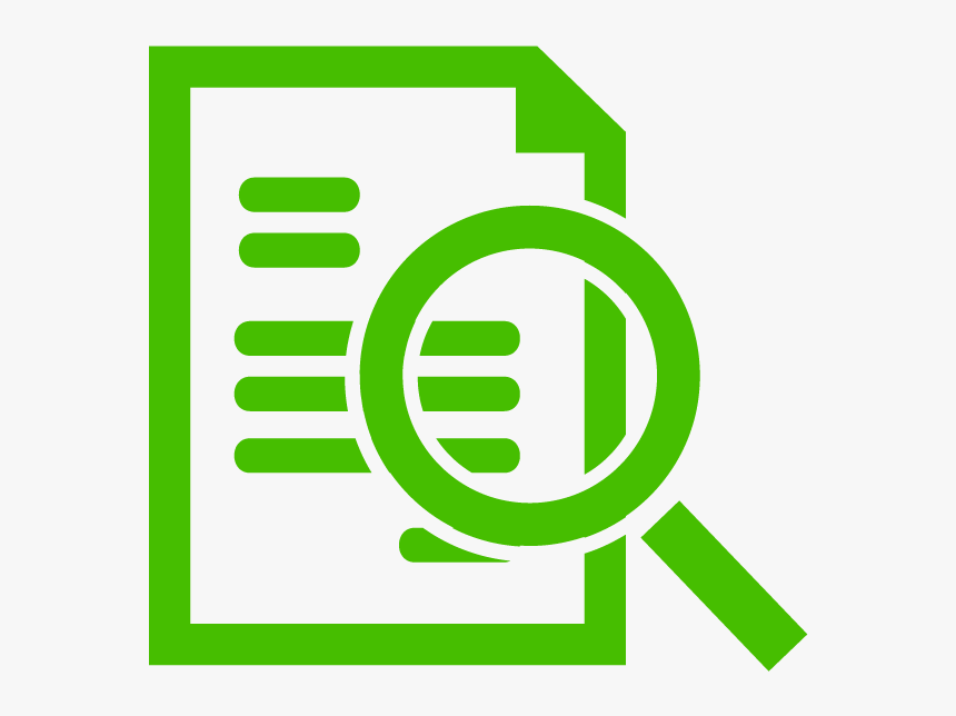 Case Studies Icon Green - Document Search Icon, HD Png Download, Free Download