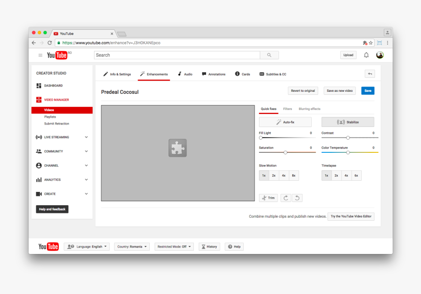 Youtube"s Video Editor Uses Flash - Combine Two Videos On Youtube, HD Png Download, Free Download