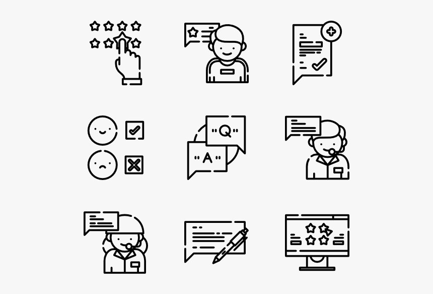 Customer Review - Resume Icons Png, Transparent Png, Free Download