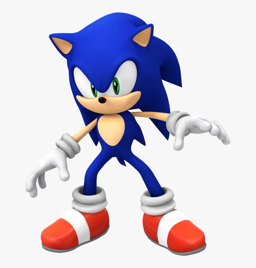 This Is A New Model Of Sonic Based Off His Appearance - Sonic Adventure Hd Model, HD Png Download, Free Download