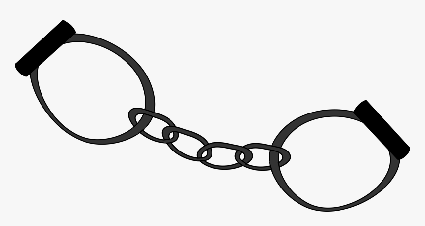 Use These Handcuffs Vector Clipart - Police Hand Lock Png, Transparent Png, Free Download