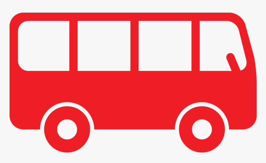 Red Bus Icon Png Clipart - Red Bus Icon, Transparent Png, Free Download