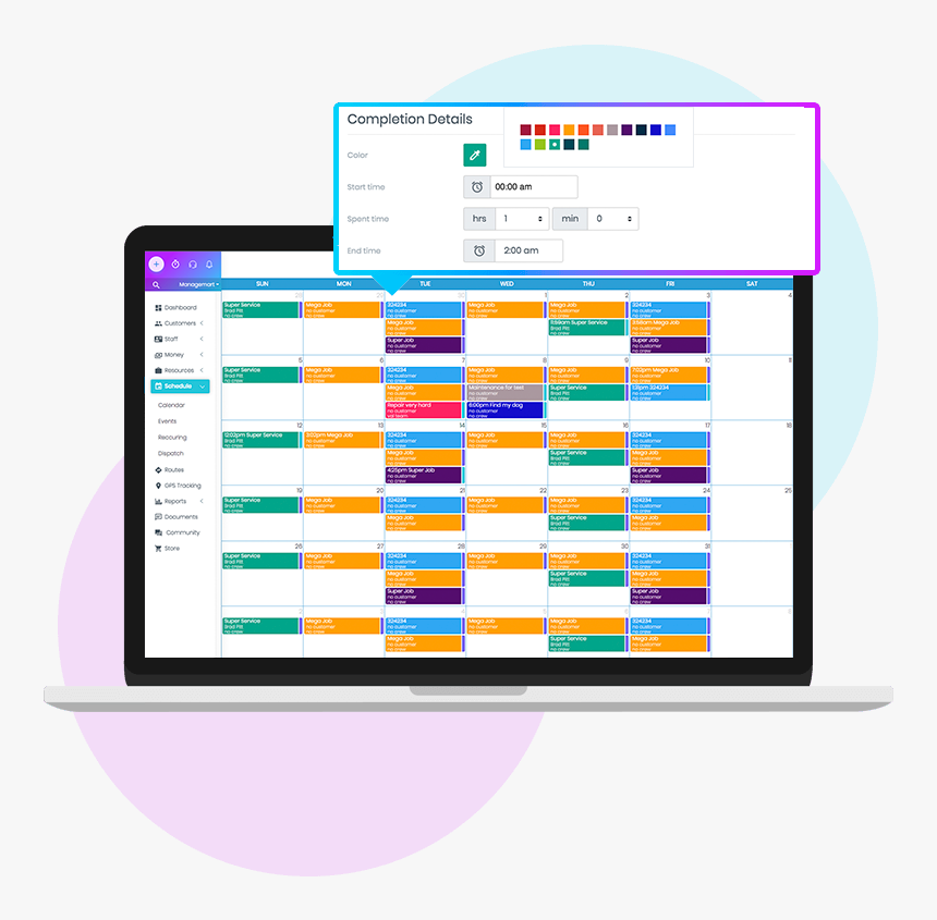 Calendario En Linea - Small Business Job Scheduling Software, HD Png Download, Free Download