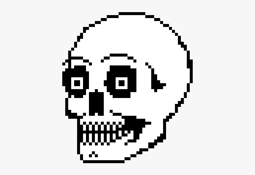 Pixel Art Skull Png, Transparent Png, Free Download