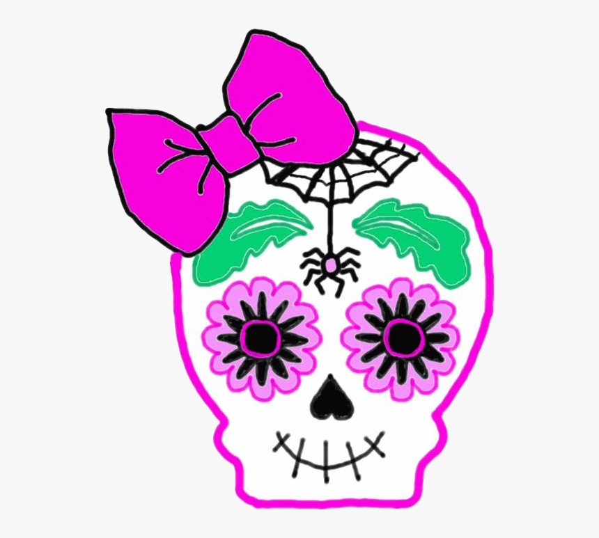 Free Clip Art Sugar Skulls, HD Png Download, Free Download